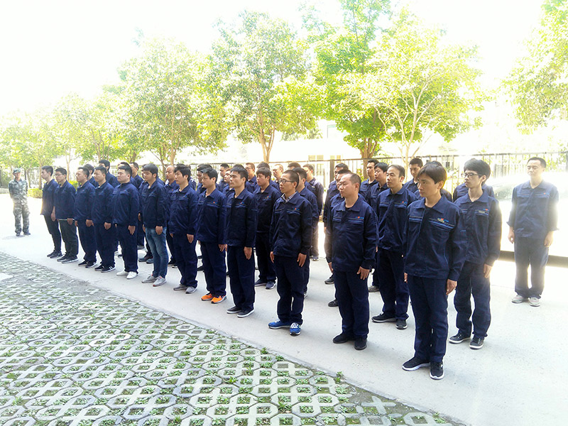 萬威機械生產(chǎn)部軍訓圓滿完成